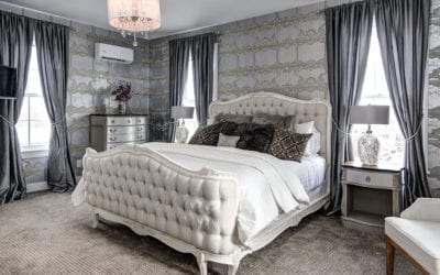 Showcasing the Atlantic room at Pharos at The Harrison, Cape May. Which of our unique rooms will you choose for your romantic vacation at Pharos at The Harrison?