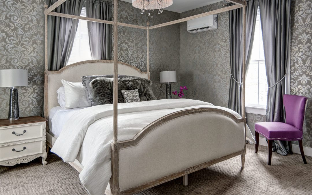 Showcasing the Presidential Suite at Pharos at The Harrison, Cape May. Which of our unique rooms will you choose for your romantic vacation at Pharos at The Harrison?